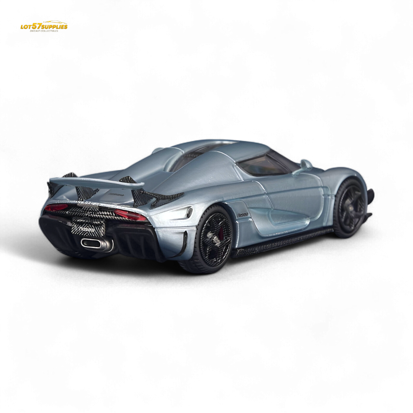 Blue scale model Regera car in 1:64 size by SC ART, detailed diecast replica from Lot57Supplies Diecast Shop.