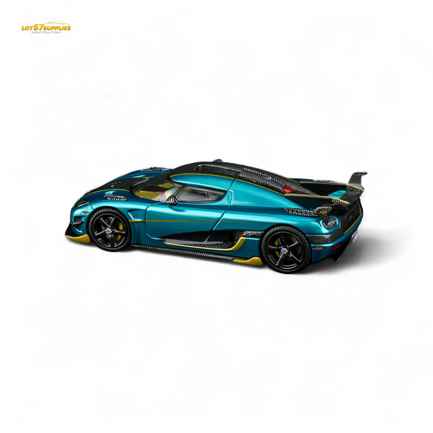 TPC Agera RS Peacock Blue 1:64 - Evergreen Kings