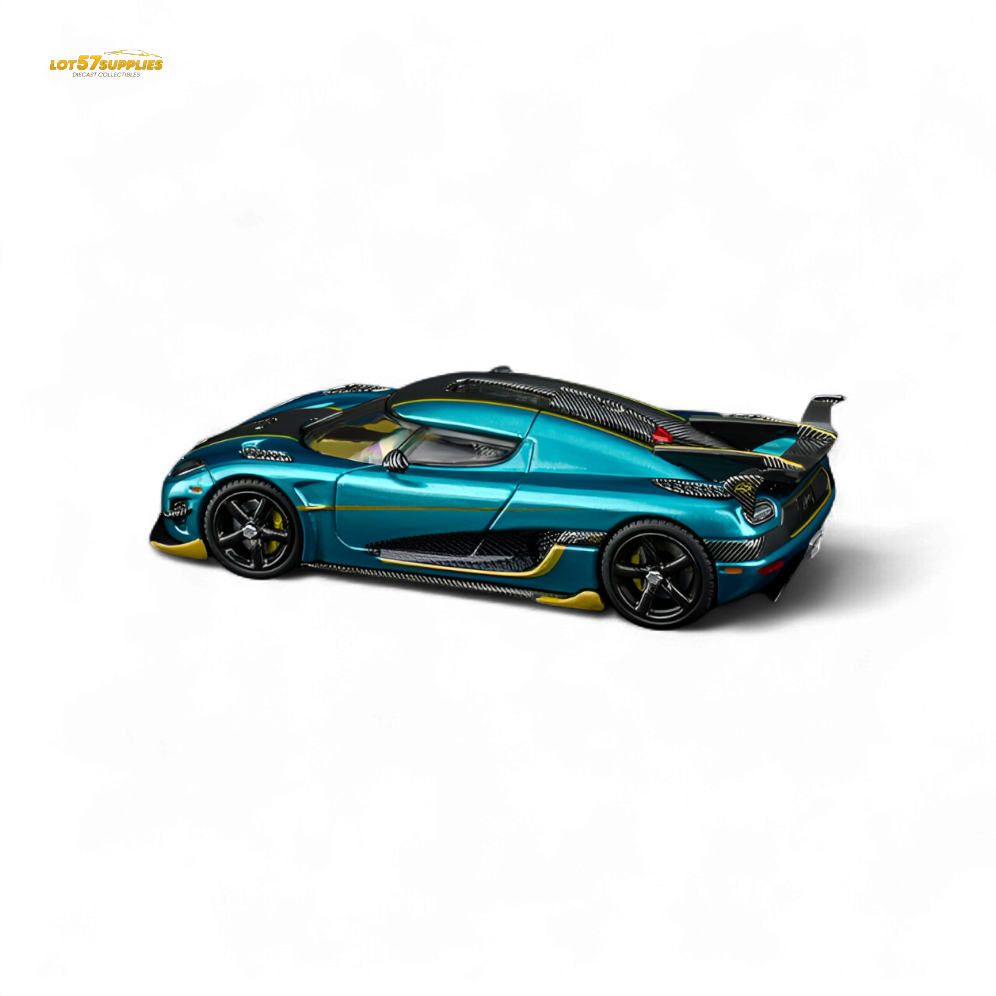 TPC Agera RS Peacock Blue 1:64 - Evergreen Kings