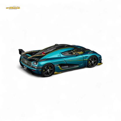 TPC Agera RS Peacock Blue 1:64 - Evergreen Kings