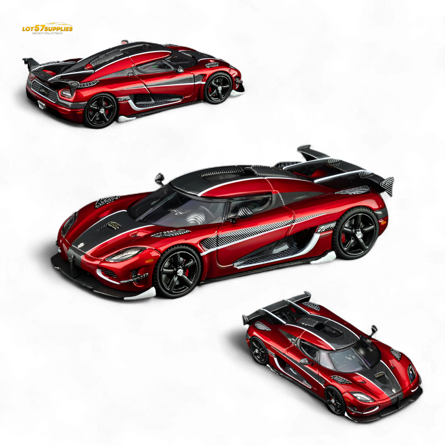 TPC Agera RS Metallic Red 1:64 - Evergreen Kings