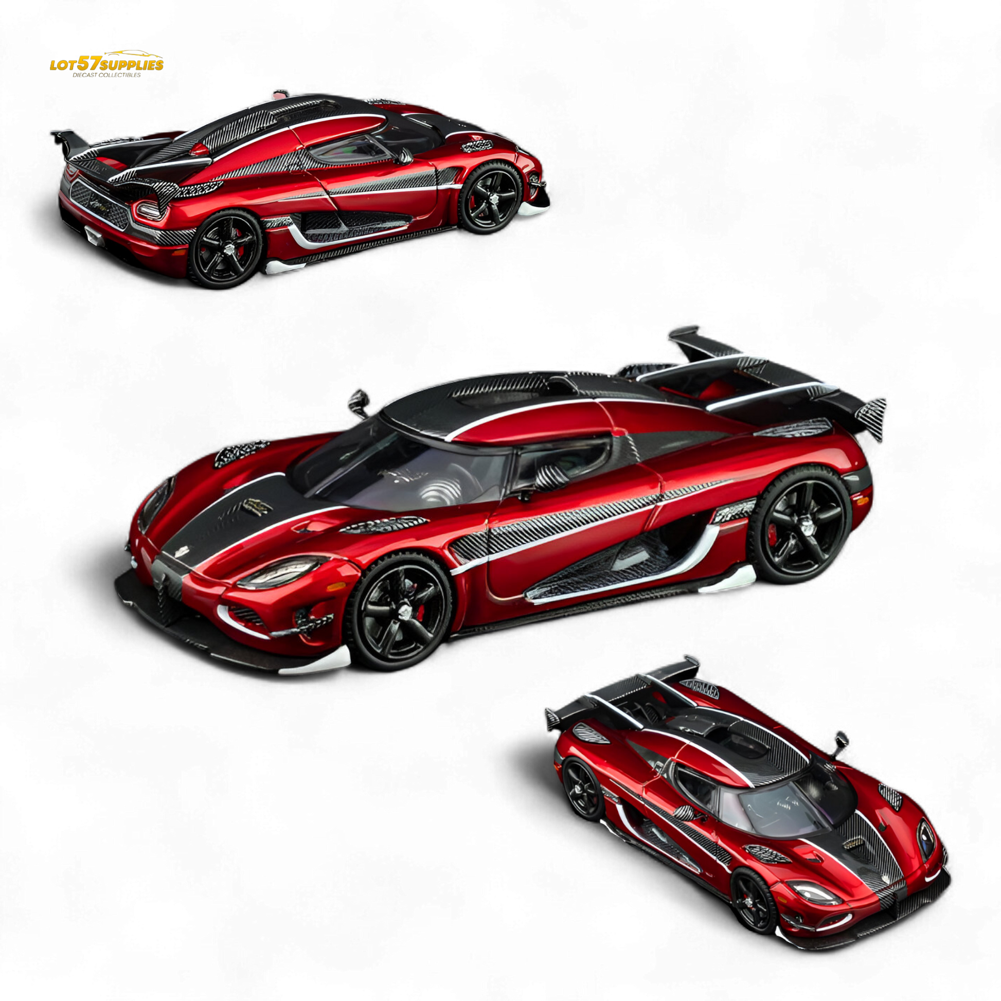 TPC Agera RS Metallic Red 1:64 - Evergreen Kings