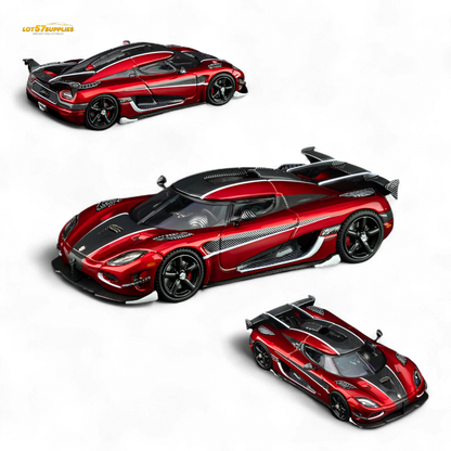 TPC Agera RS Metallic Red 1:64 - Evergreen Kings