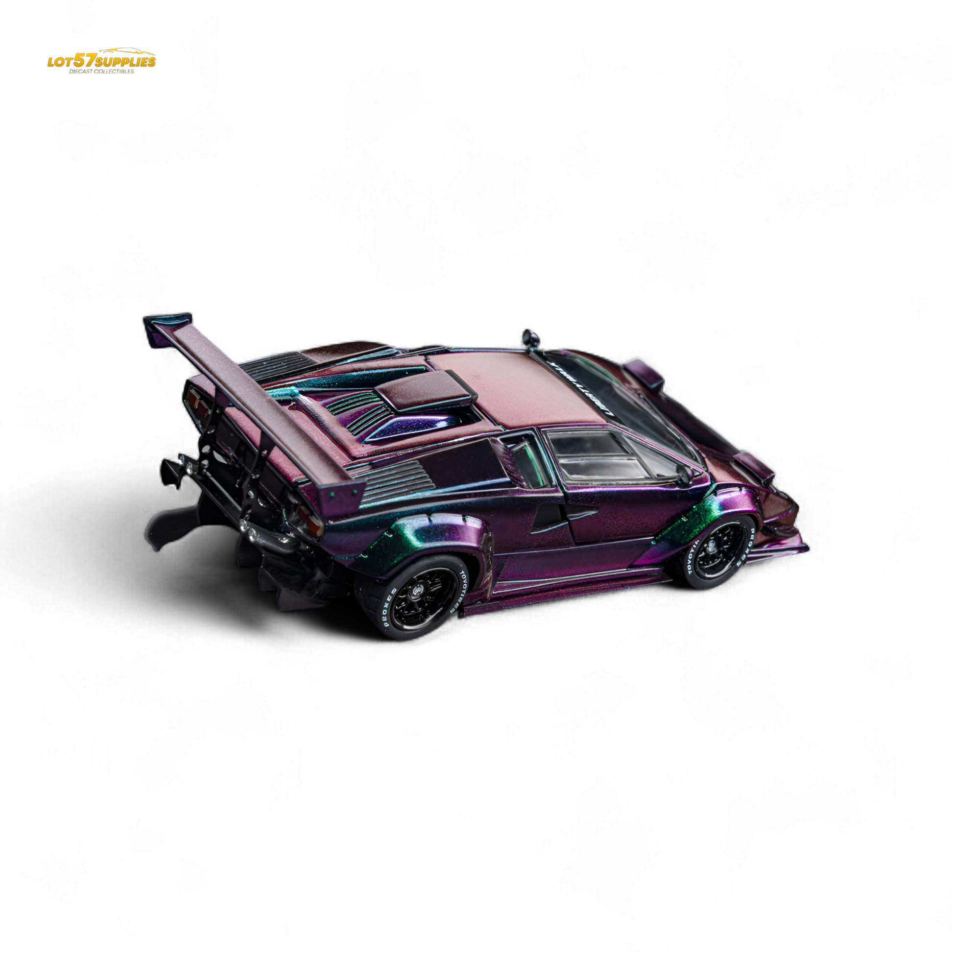 Topart Lamborghini Countach Liberty Walk Chameleon 1:64 - Evergreen Kings