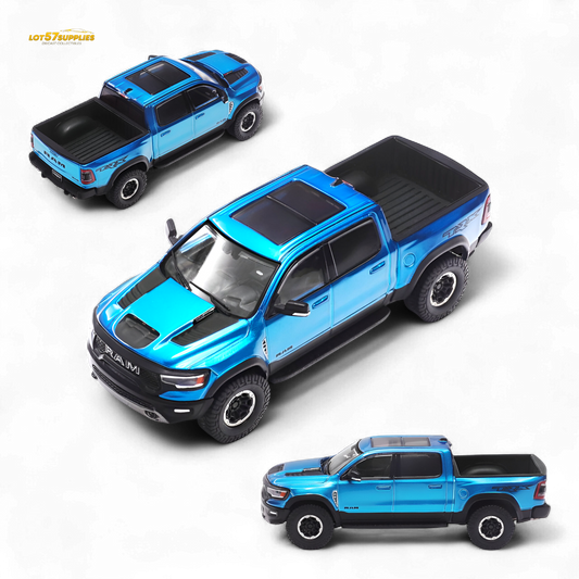 (Pre-Order) Shadow Pro Tyrannosaurus Rex Pickup - Blue 1:64 - Evergreen Kings