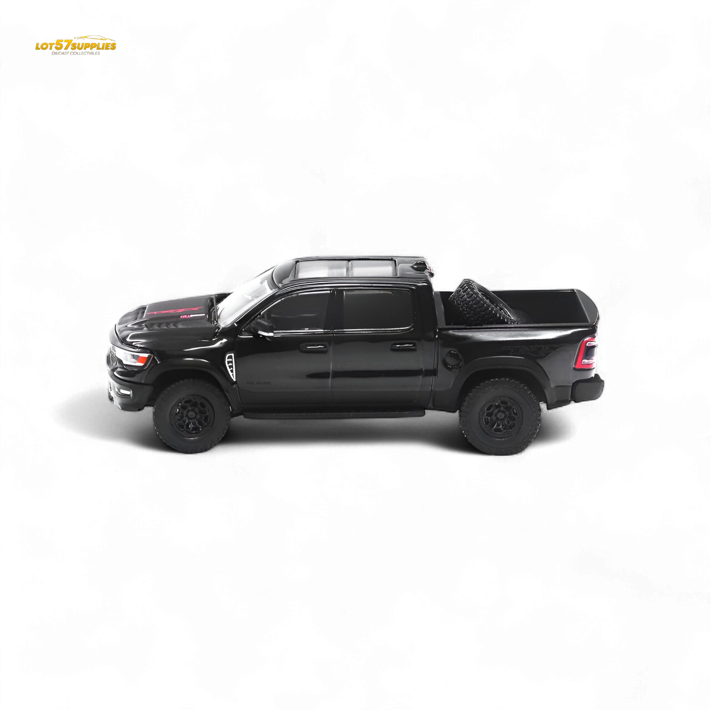 Shadow Pro Tyrannosaurus Rex Pickup Black 1:64 - Evergreen Kings