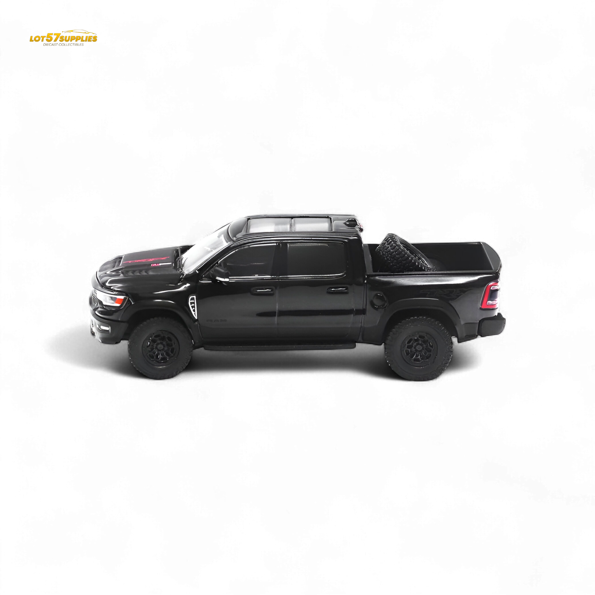 Shadow Pro Tyrannosaurus Rex Pickup Black 1:64 - Evergreen Kings
