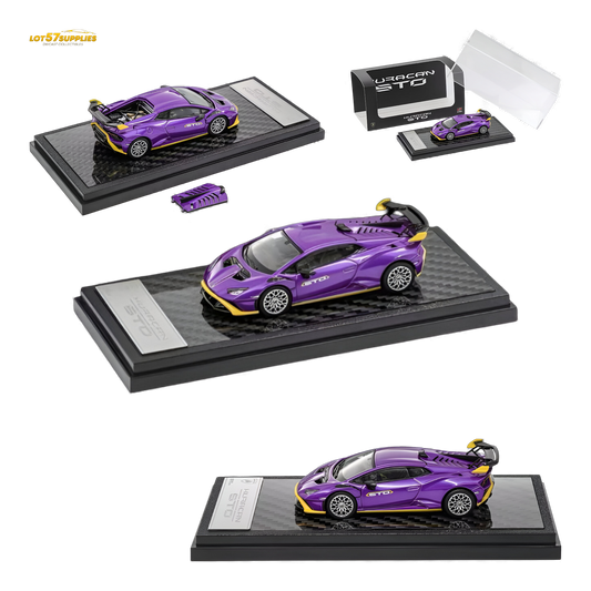 (Pre-Order) LCD Lamborghini Huracan STO Purple 1:64 - Evergreen Kings