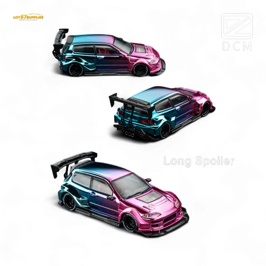 DCM Kevmannz EG6 Hatchback Wide Body 1:64 - Evergreen Kings
