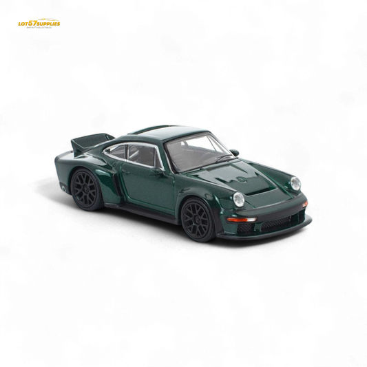 (Pre-Order) PopRace Singer DLS Turbo (Road) Green 1:64 - Evergreen Kings