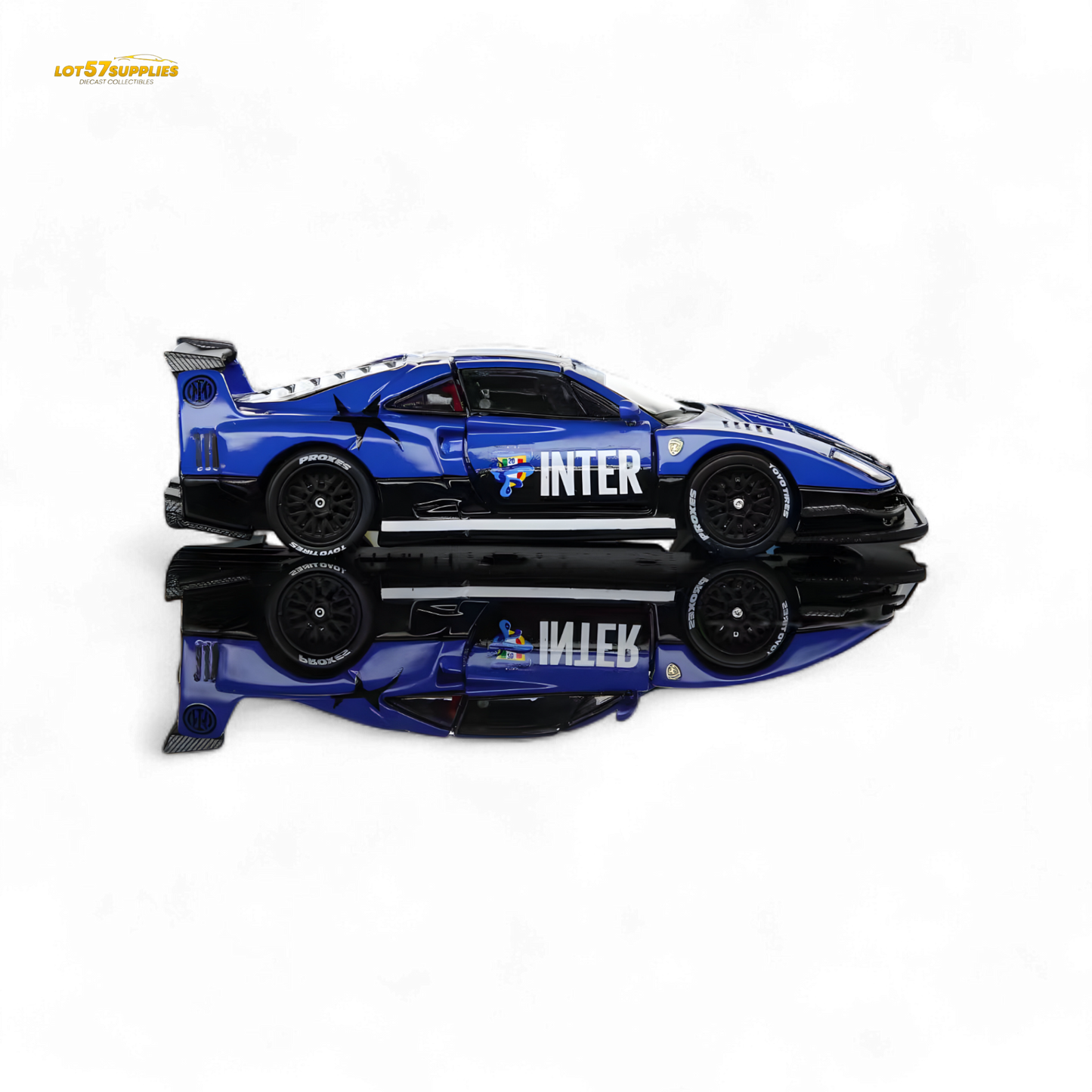 Demon King Auto Ferrari F40 LB-Works Wide-Body 1:64 - Evergreen Kings