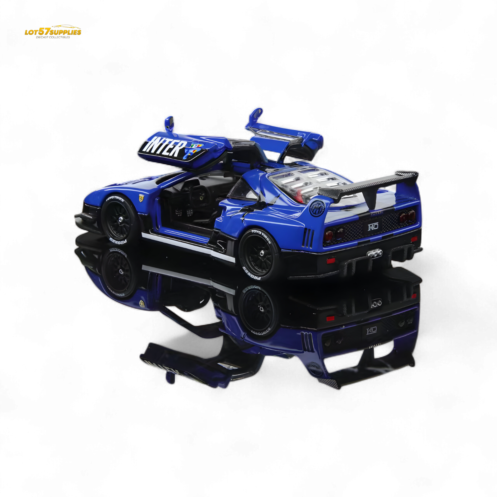 Demon King Auto Ferrari F40 LB-Works Wide-Body 1:64 - Evergreen Kings