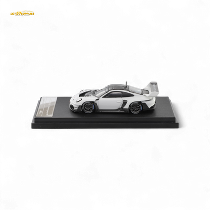 HKM Porsche 911 GT3 R Rennsport White Carbon Hood 1:64 - Evergreen Kings