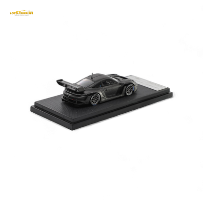 HKM Porsche 911 GT3 R Rennsport Full Carbon Black 1:64 - Evergreen Kings