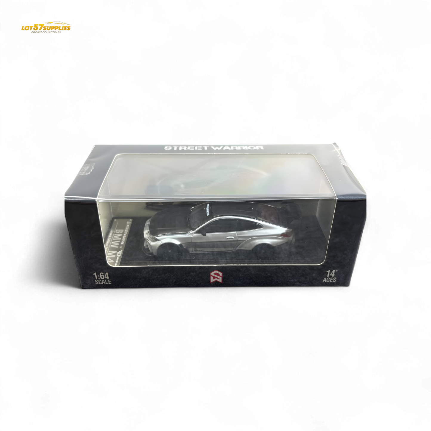 SW BMW G82 M4 Wide-Body Modified Alexander Silver 1:64 - Evergreen Kings