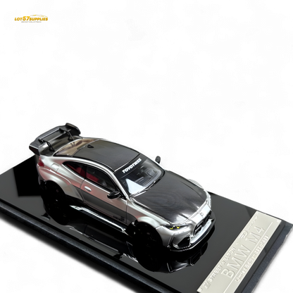 SW BMW G82 M4 Wide-Body Modified Alexander Silver 1:64 - Evergreen Kings