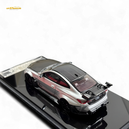 SW BMW G82 M4 Wide-Body Modified Alexander Silver 1:64 - Evergreen Kings