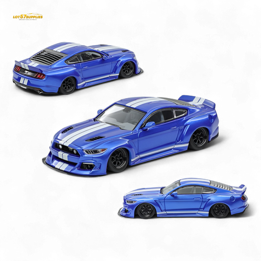 (Pre-Order) Liberty 64 Mustang Widebody Kit 1:64 - Evergreen Kings