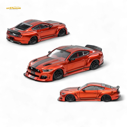 (Pre-Order) Liberty 64 Mustang Widebody Kit 1:64 - Evergreen Kings