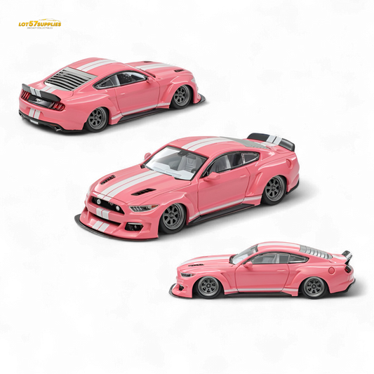 (Pre-Order) Liberty 64 Mustang Widebody Kit 1:64 - Evergreen Kings