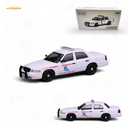 596 Ford Crown Victoria Louisiana State Police 1:64 - Evergreen Kings