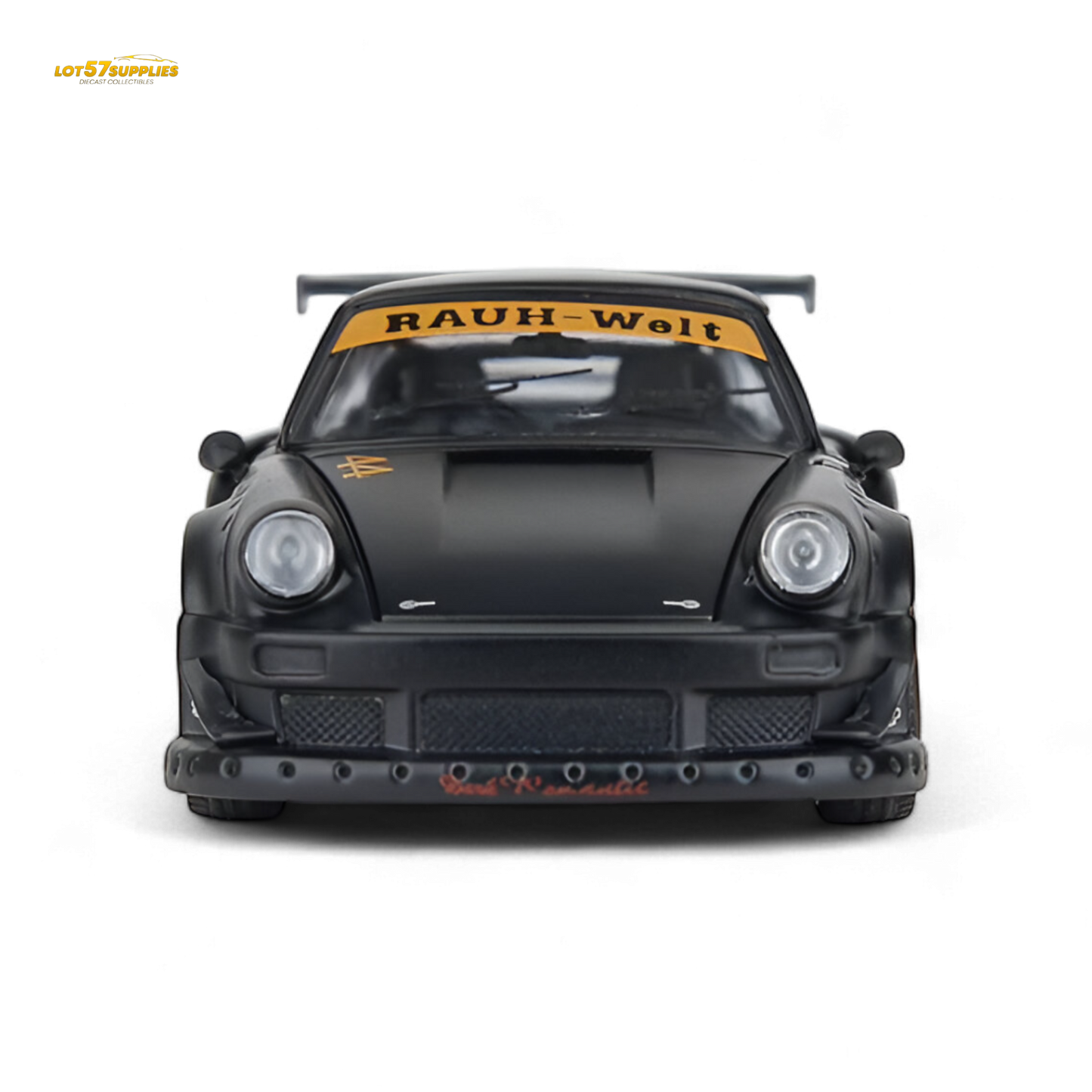 Model Model Porsche RWB 993 Stella Artois #44 Matte Black 1:64 - Evergreen Kings