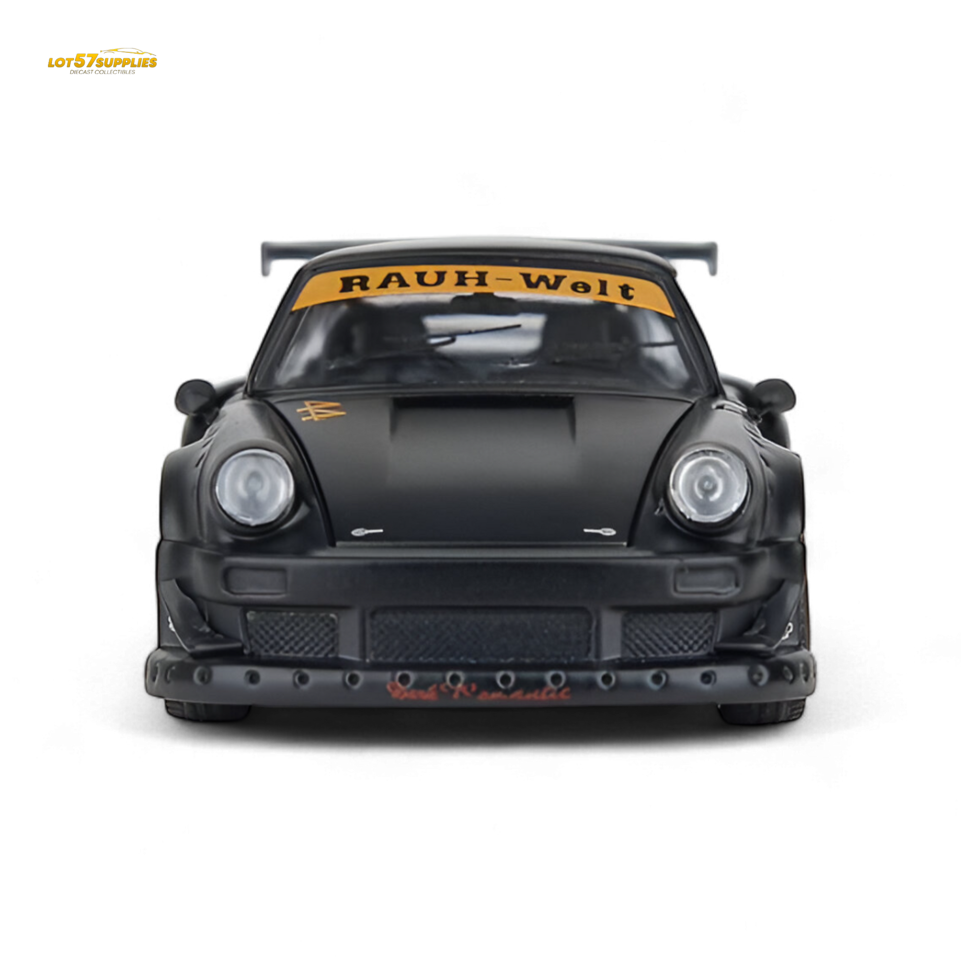 Model Model Porsche RWB 993 Stella Artois #44 Matte Black 1:64 - Evergreen Kings