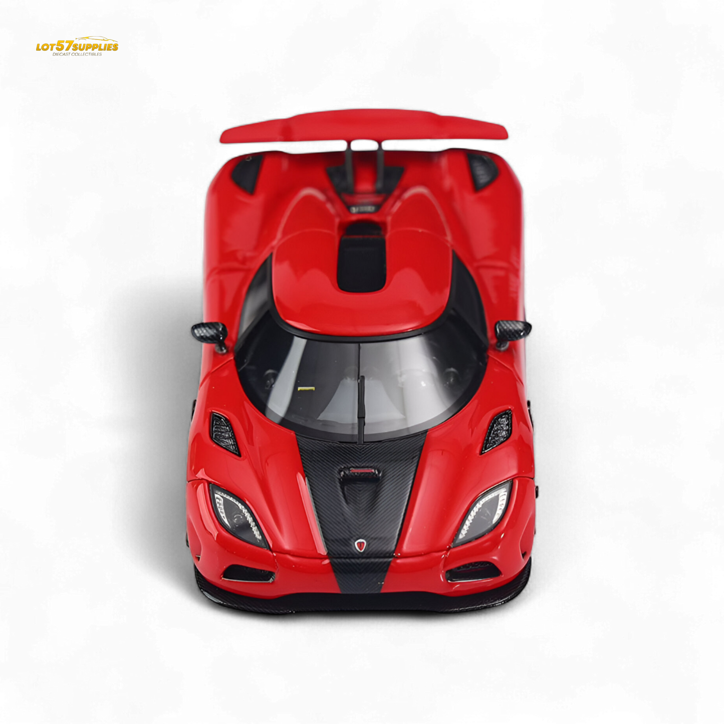 Red VMB Agera R 1:64 scale diecast car from Lot57Supplies Diecast Shop, detailed model with realistic features.