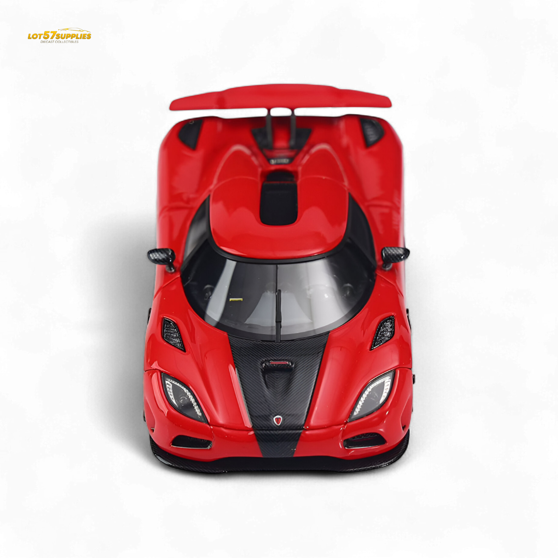 Red VMB Agera R 1:64 scale diecast car from Lot57Supplies Diecast Shop, detailed model with realistic features.