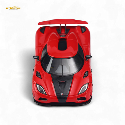 Red VMB Agera R 1:64 scale diecast car from Lot57Supplies Diecast Shop, detailed model with realistic features.