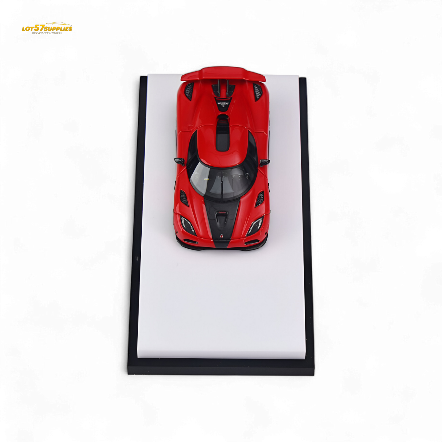 Red VMB Agera R 1:64 scale diecast car from Lot57Supplies Diecast Shop featuring detailed design and vibrant color.