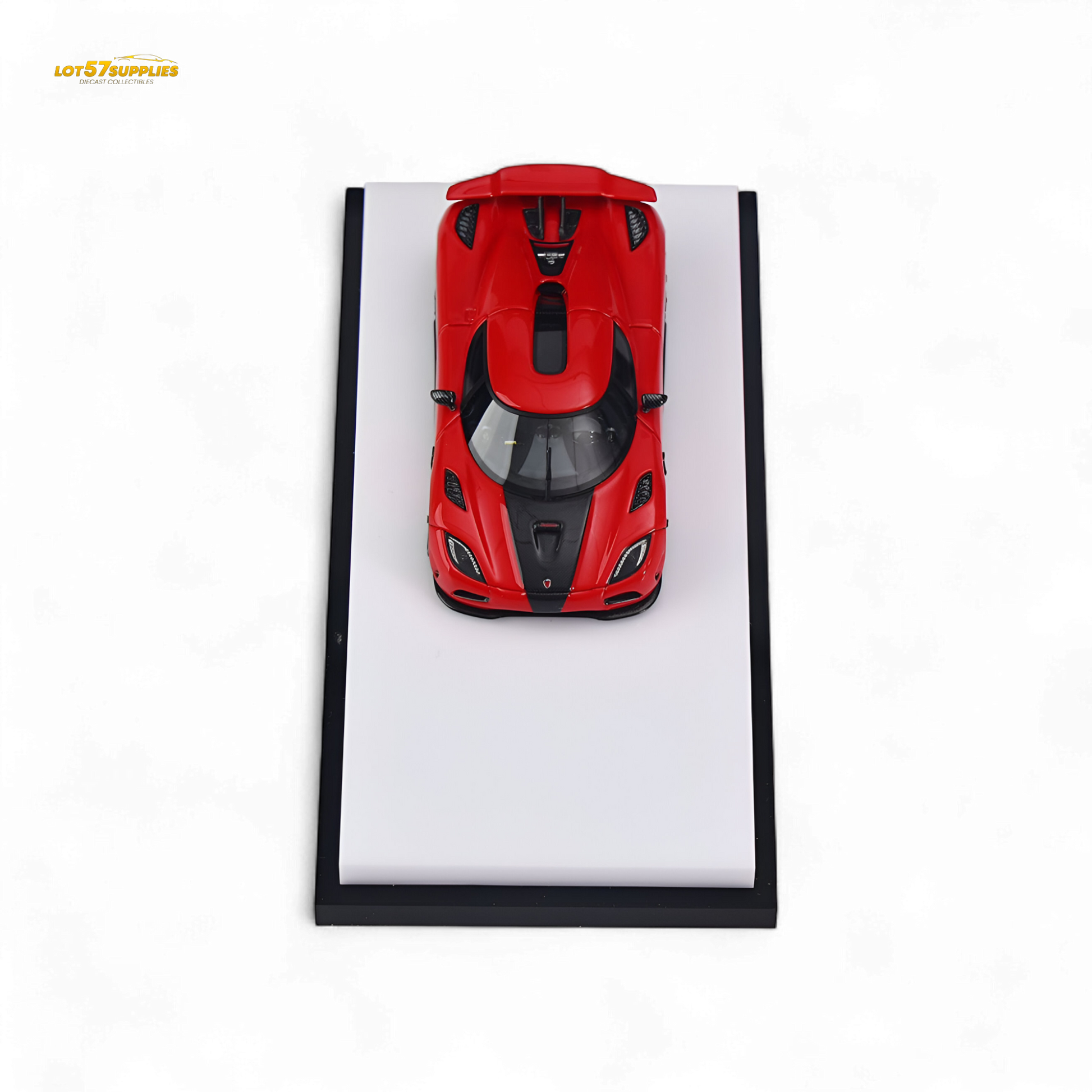 Red VMB Agera R 1:64 scale diecast car from Lot57Supplies Diecast Shop featuring detailed design and vibrant color.