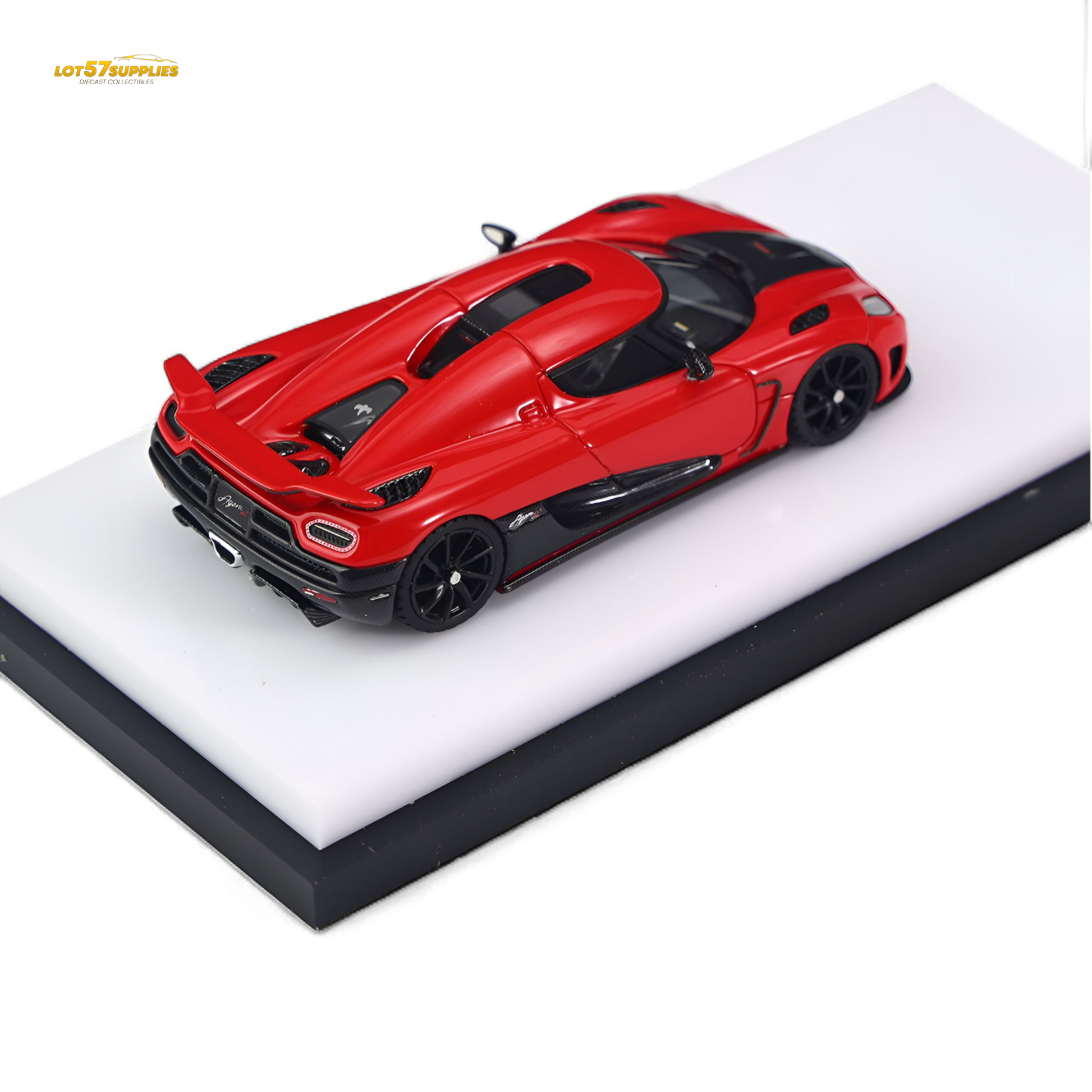 Red VMB Agera R 1:64 diecast car model by Lot57Supplies Diecast Shop, detailed miniature replica of high-performance supercar.