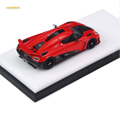 Red VMB Agera R 1:64 diecast car model by Lot57Supplies Diecast Shop, detailed miniature replica of high-performance supercar.