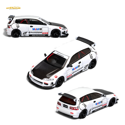 (Pre-Order) Et Model Honda Civic EG6 Mobil 1 Livery 1:64 - Evergreen Kings