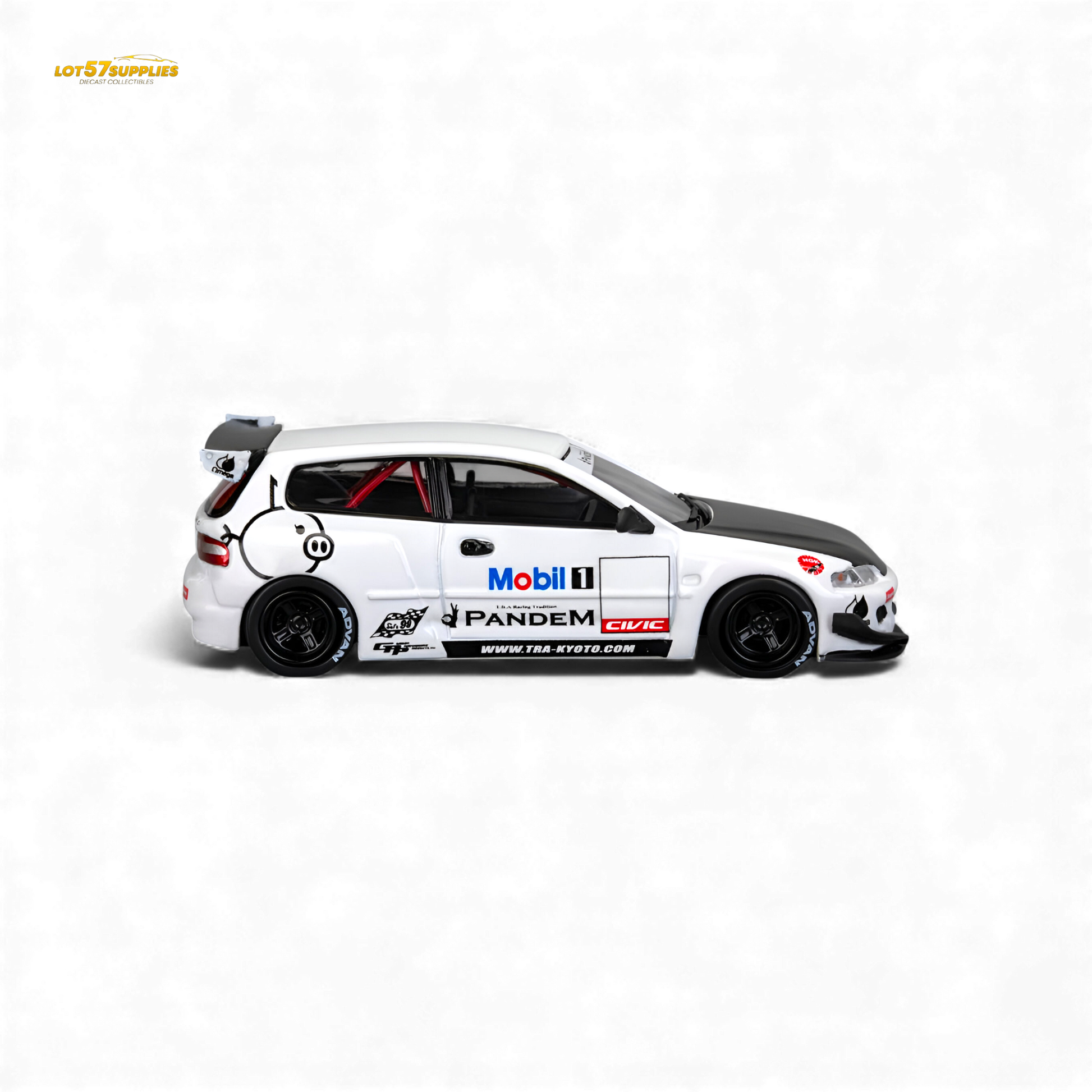 Pre-order Et Model Honda Civic EG6 diecast car with Mobil 1 livery, detailed 1:64 scale model from Lot57Supplies Diecast Shop.