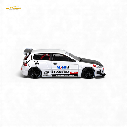 Pre-order Et Model Honda Civic EG6 diecast car with Mobil 1 livery, detailed 1:64 scale model from Lot57Supplies Diecast Shop.