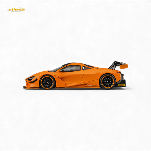 (Pre-Order) CM Model McLaren 720S GT3X Papaya Orange 1:64 - Evergreen Kings