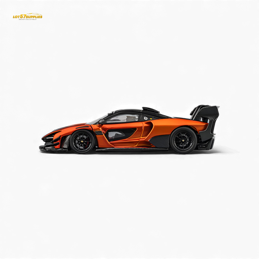 (Pre-Order) CM Model McLaren Senna GTR Volcano Orange 1:64 - Evergreen Kings