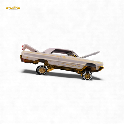 Fine Works64 Chevrolet Impala Metallic Platinum Luxury 1:64 - Evergreen Kings