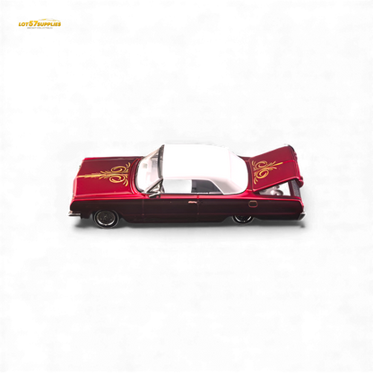 Fine Works64 Chevrolet Impala Transparent Red 1:64 - Evergreen Kings
