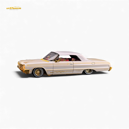 Fine Works64 Chevrolet Impala Metallic Platinum Luxury 1:64 - Evergreen Kings