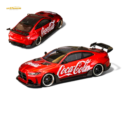 Ghost Player BMW G82 M4 Wide-Body Coca Cola 1:64 - Evergreen Kings