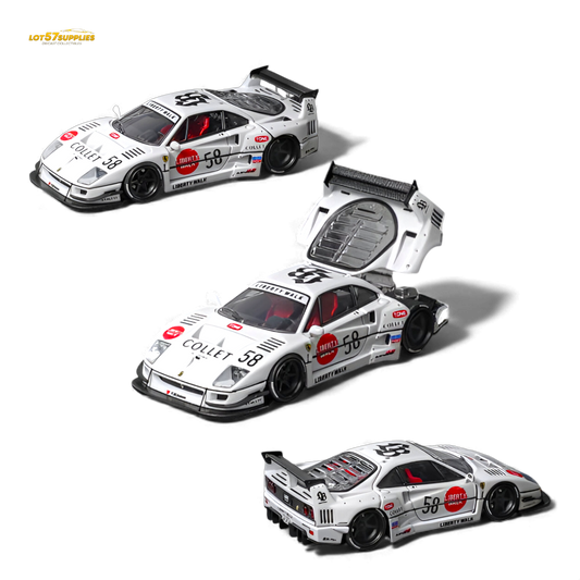 (Pre-Order) Star Models Ferrari F40 LB-Works White 1:64 - Evergreen Kings