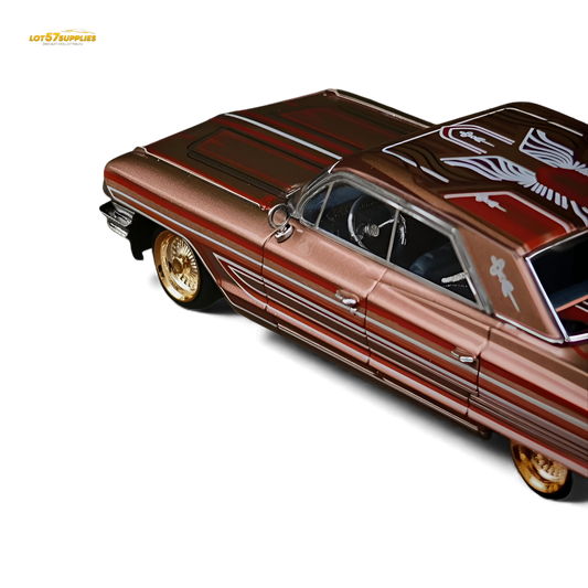 MK Miniatures Cadillac Diwei Metallic Red Copper 1:64 - Evergreen Kings