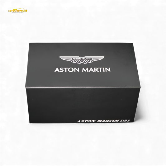(Pre-Order) Aston Martin DB5 High Gloss Silver Figurine Ver 1:64 - Evergreen Kings