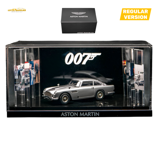 (Pre-Order) Aston Martin DB5 High Gloss Silver 1:64 - Evergreen Kings