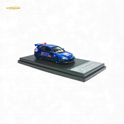 Diecast Honda Civic EG6 Thailand Special 1:64 model by Lot57Supplies Diecast Shop, detailed miniature car with vibrant paint.