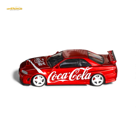 (Pre-Order) Fuji Nissan Skyline R34 GT-R Nismo Z-Tune Coca Cola 1:64 - Evergreen Kings