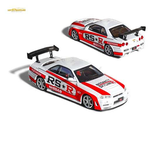 (Pre-Order) Fuji Skyline R34 GT-R Nismo Z-Tune White 1:64 - Evergreen Kings